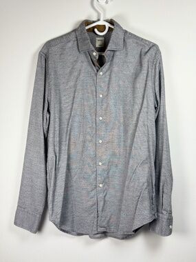 Boggi Milano Men button down dress shirt size Large